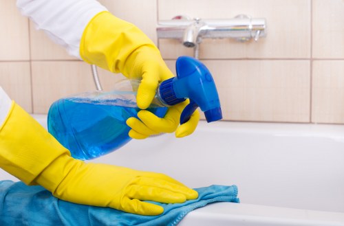 Responsible waste handling and disposal during cleaning